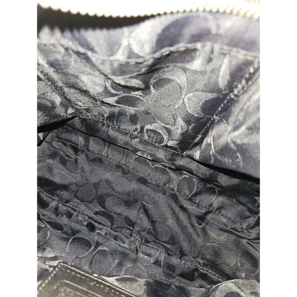 Coach Hamilton Hobo Tassel Black Leather Shoulder Bag - Picture 14 of 14